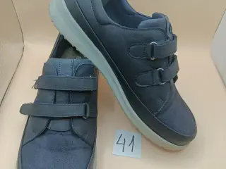 New Feet mørkeblå læder sko 41str