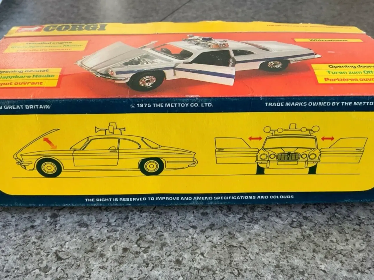 Billede 7 - Corgi Toys No. 414 Coastguard Jaguar XJ12C