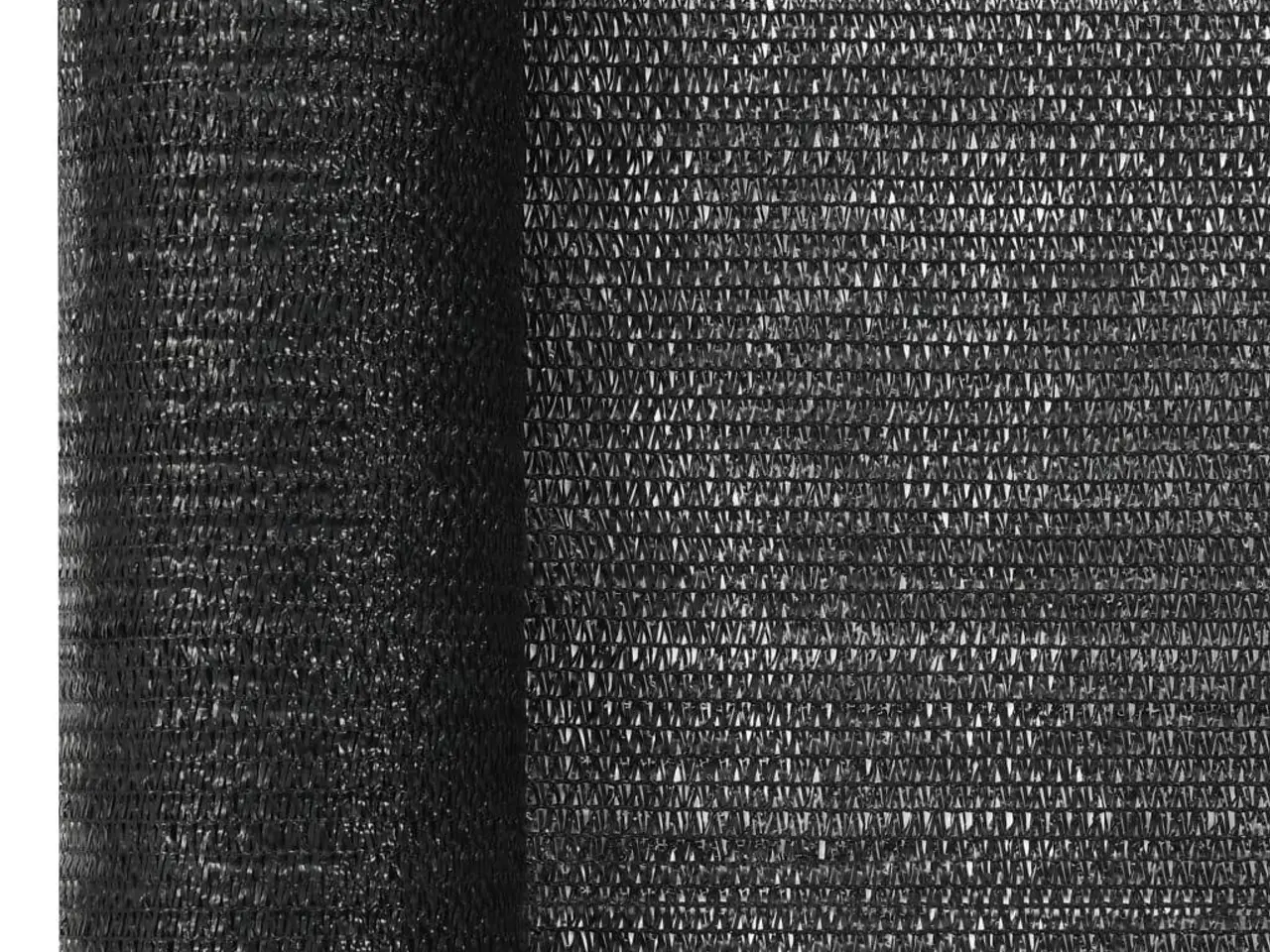 Billede 3 - Afskærmningsnet 2 × 50 m - HDPE 75 g/m², sort