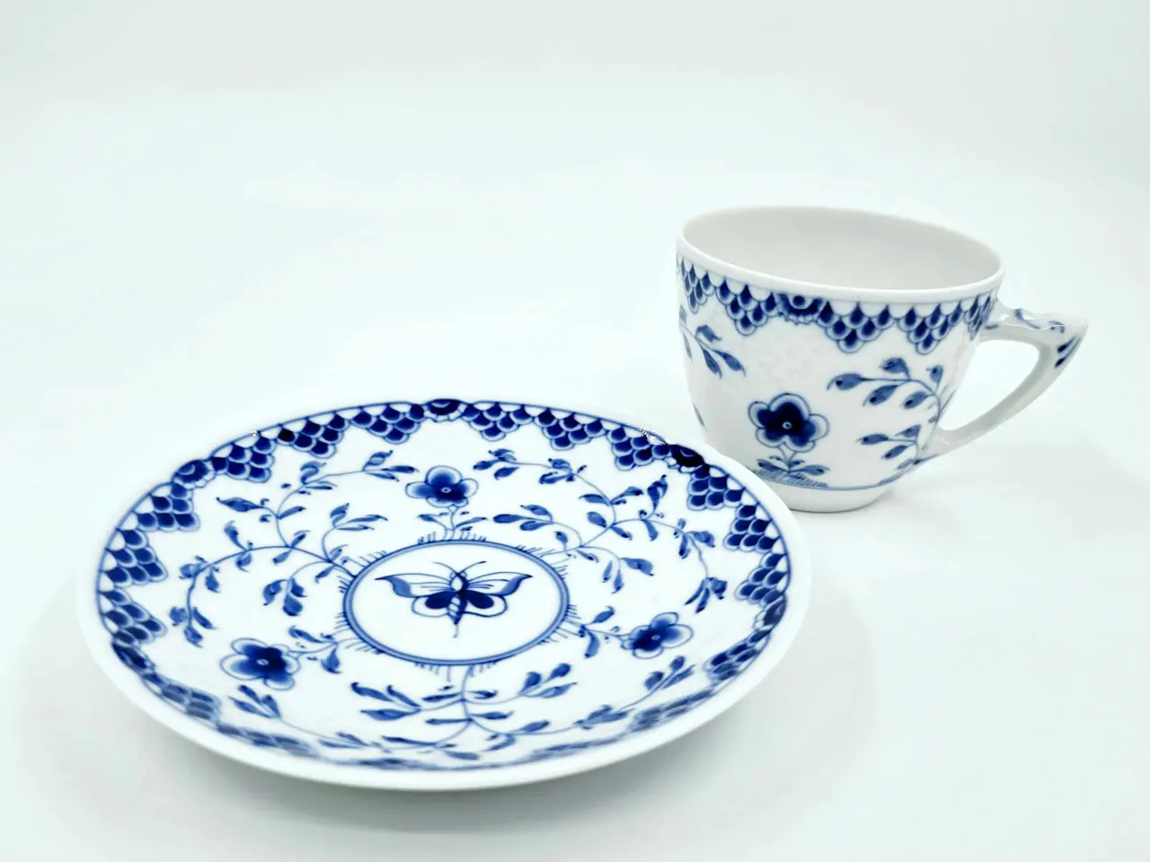 Billede 9 - Dickens Sommerfugl kaffekopper Porcelæn