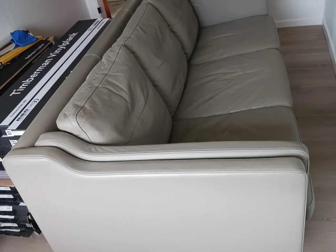 Billede 1 - Lædersofa
