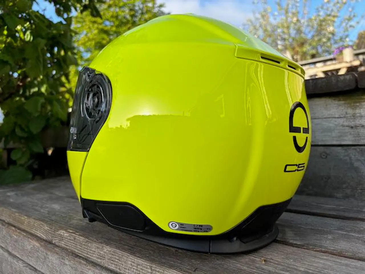 Billede 4 - SCHUBERTH C5 Fluo Yellow, Størrelse L / 59