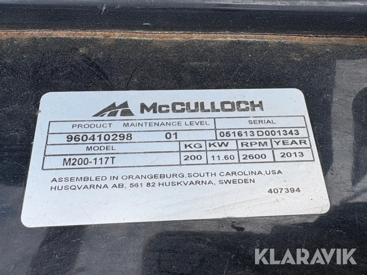 Billede 5 - Græsslåmaskine Mcculloch M200-117T
