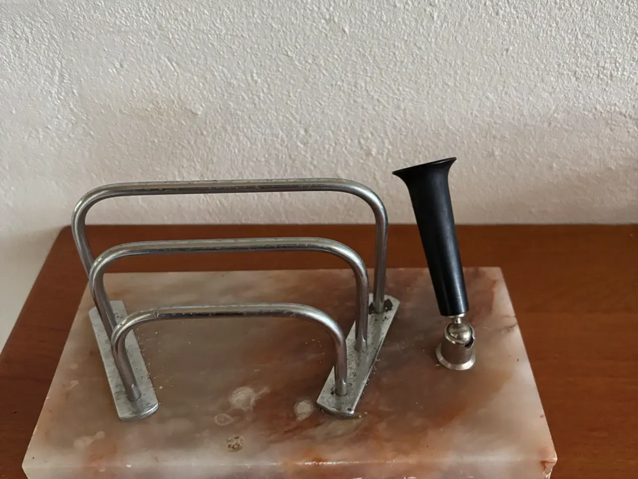 Billede 2 - Flot vintage brevholder i marmor 