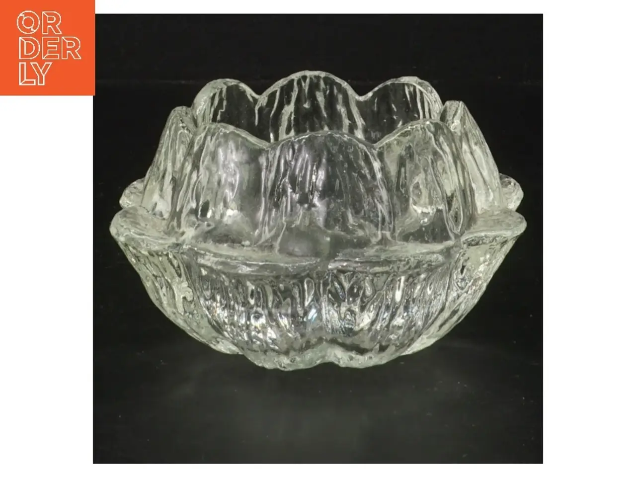 Billede 1 - Glas stage fra holmegaard (str. Ø 14 cm)
