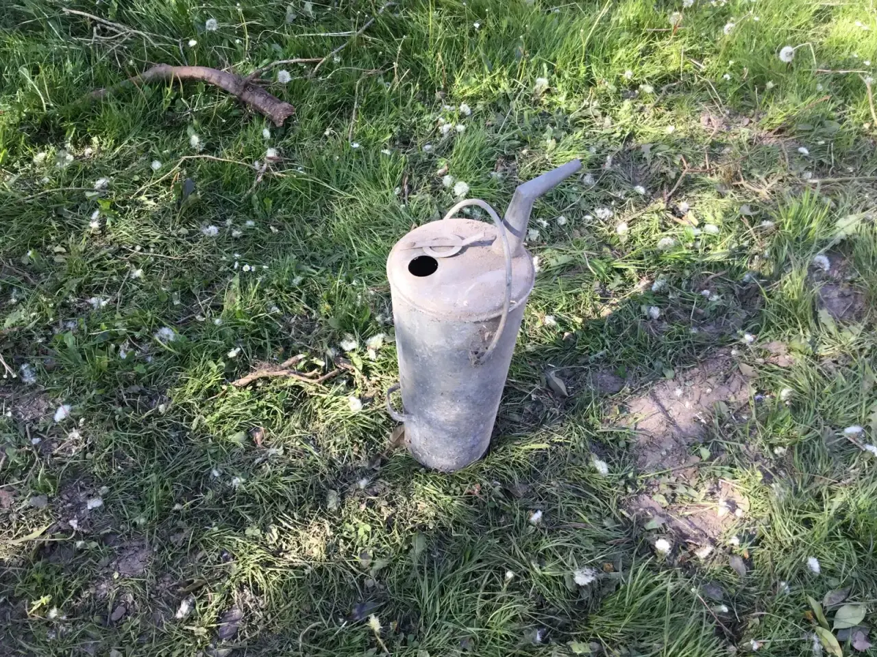 Billede 1 - Gammel zink petroliumshældekande