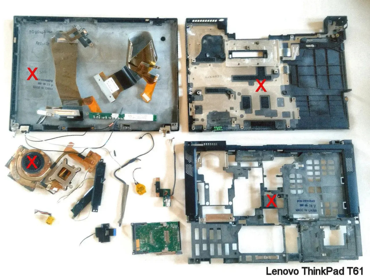 Billede 1 - Lenovo, Sony, HP reservedele