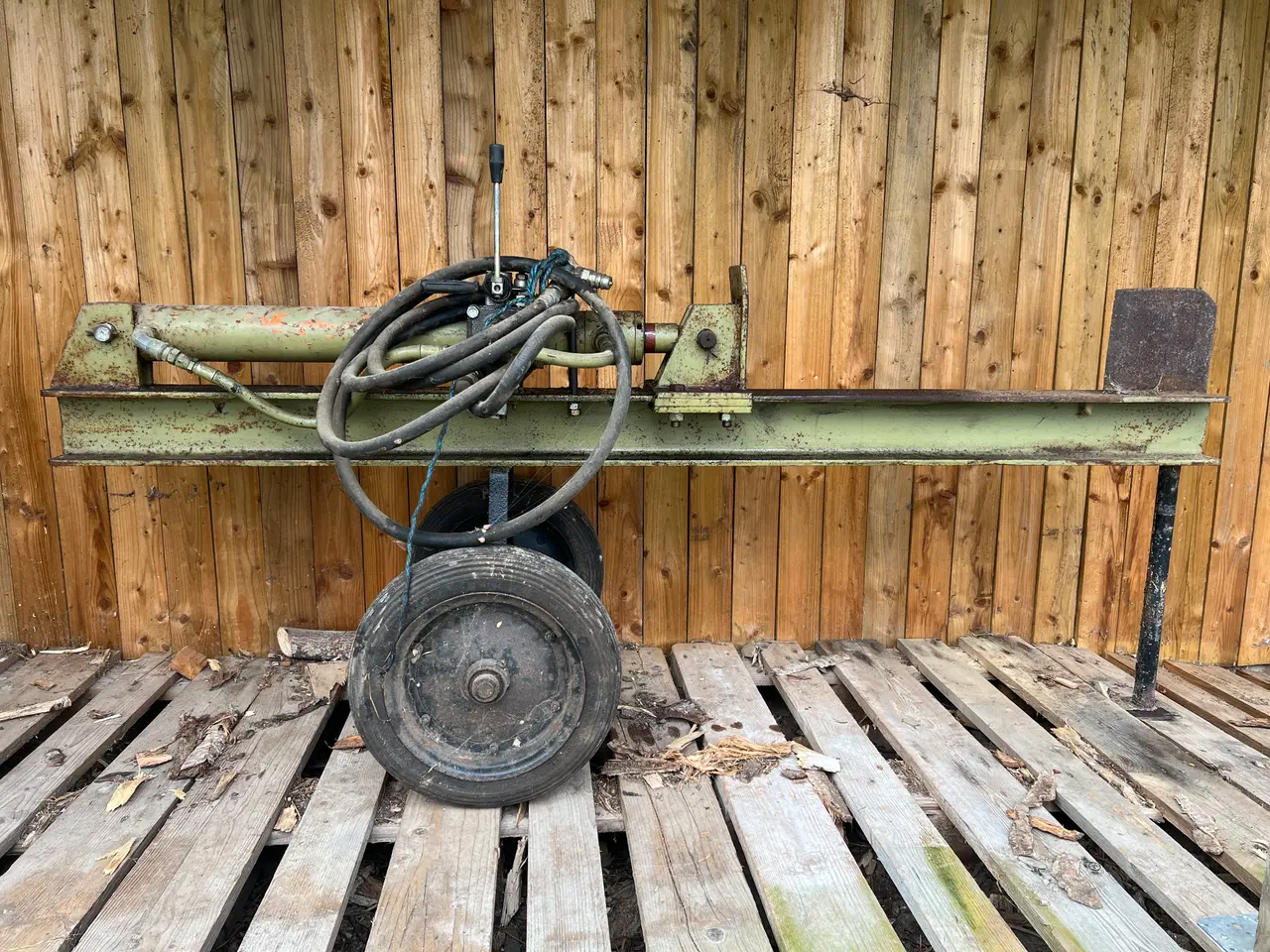 Billede 1 - Brændeflækker til hydraulik 