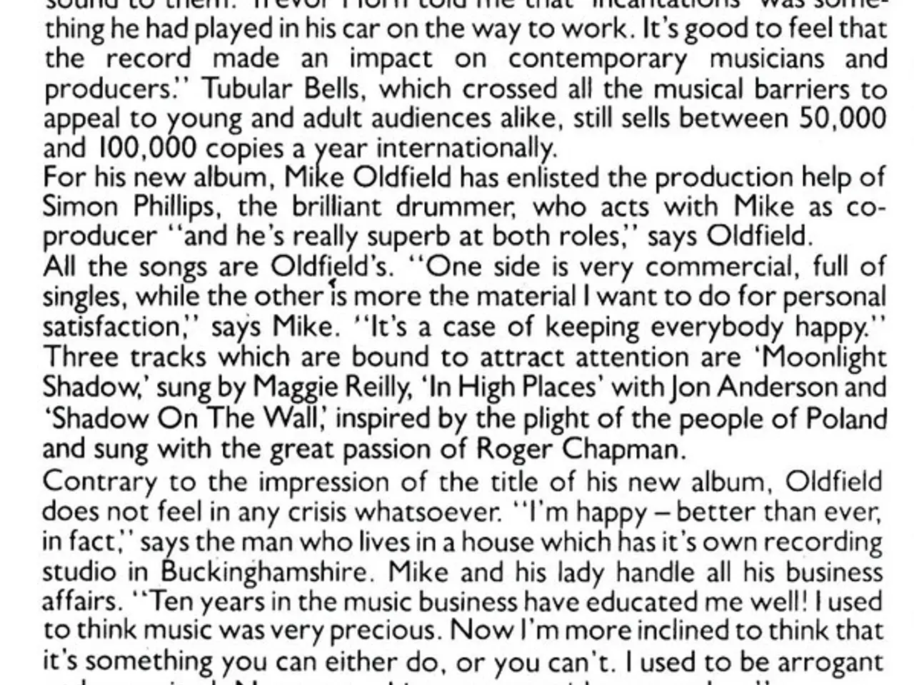 Billede 7 - Mike Oldfield – Crises – CD