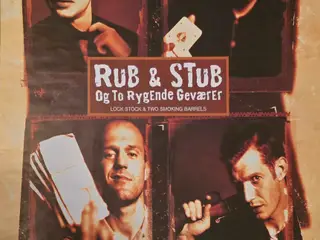 Filmplakat "Rub & Stub og to rygende geværer"