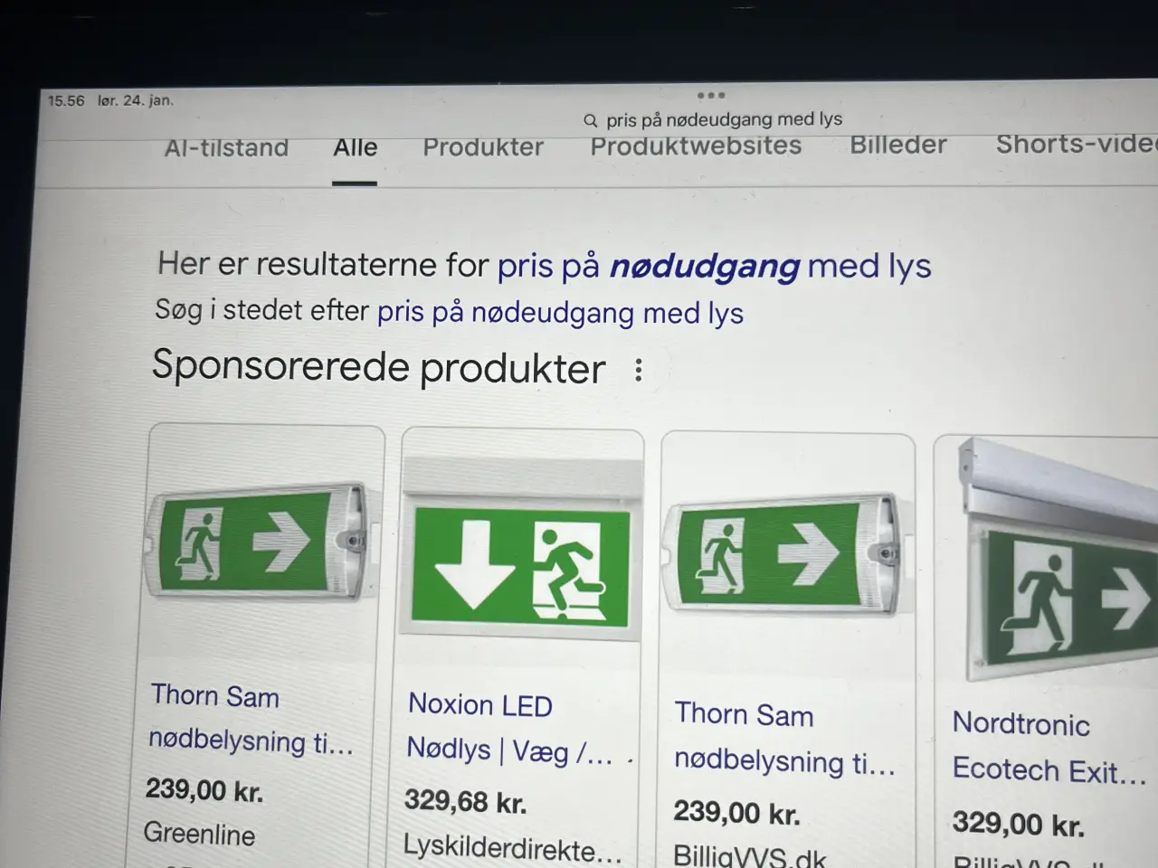 Billede 3 - Nødeudgang skilte lys