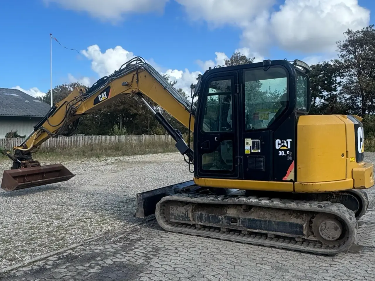 Billede 10 - Caterpillar 308E2 CR 8t gravemaskine. 