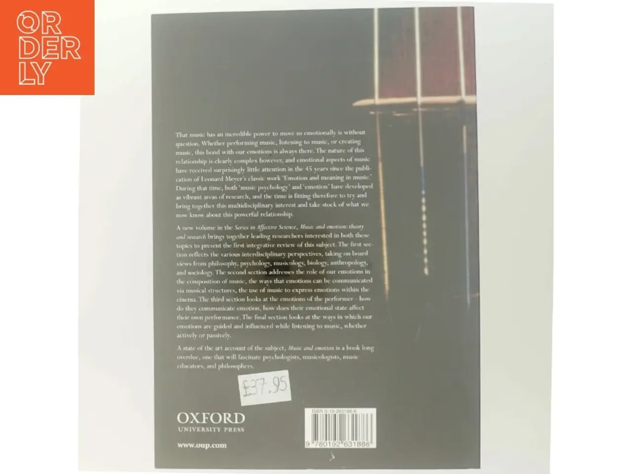 Billede 3 - Music and emotion : theory and research (Bog)