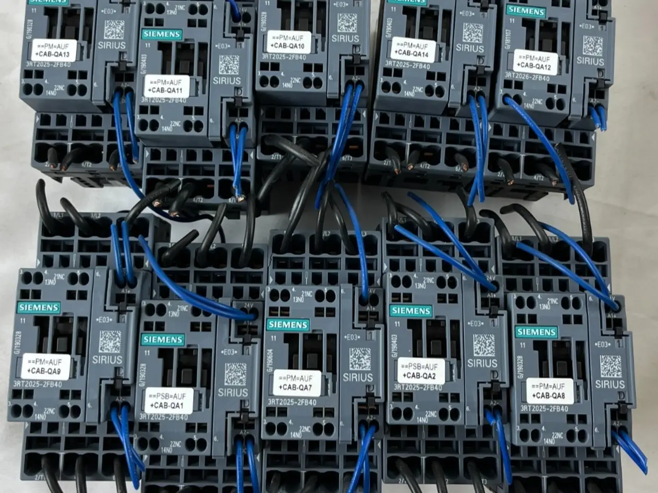 Billede 1 - parti of 10x Siemens Sirius 3RT2025-2FB40 24V DC