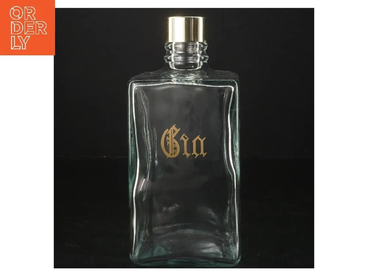 Billede 1 - Glasflaske til gin (str. 20 cm)