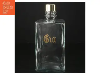 Glasflaske til gin (str. 20 cm)
