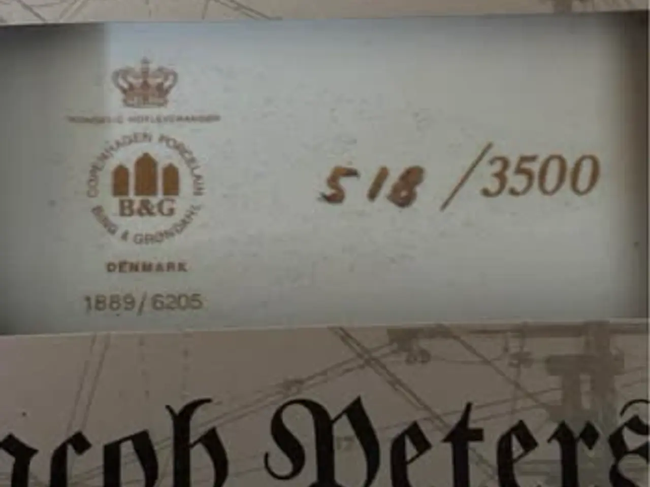 Billede 8 - B og g porselæns maleri skibe