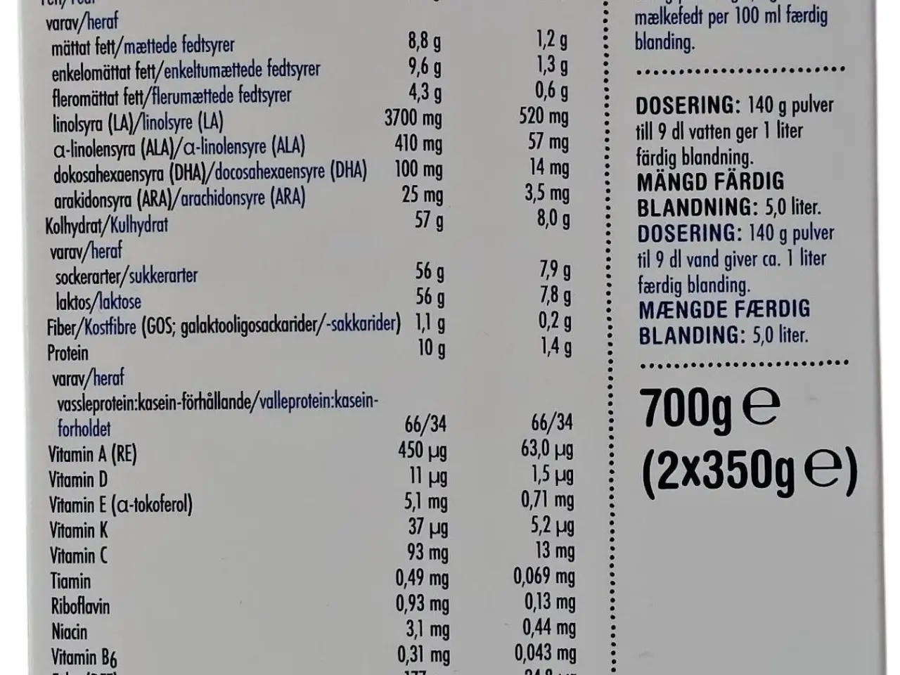 Billede 3 - Modermælkserstatning Sensipro+ 6-12 Måneder