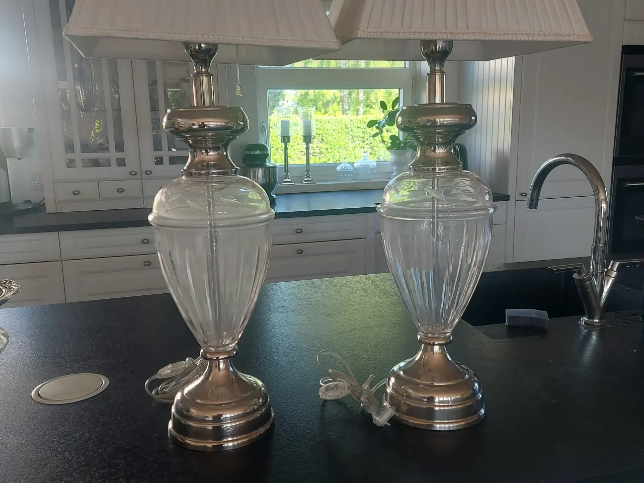Billede 4 - glas bord lampe