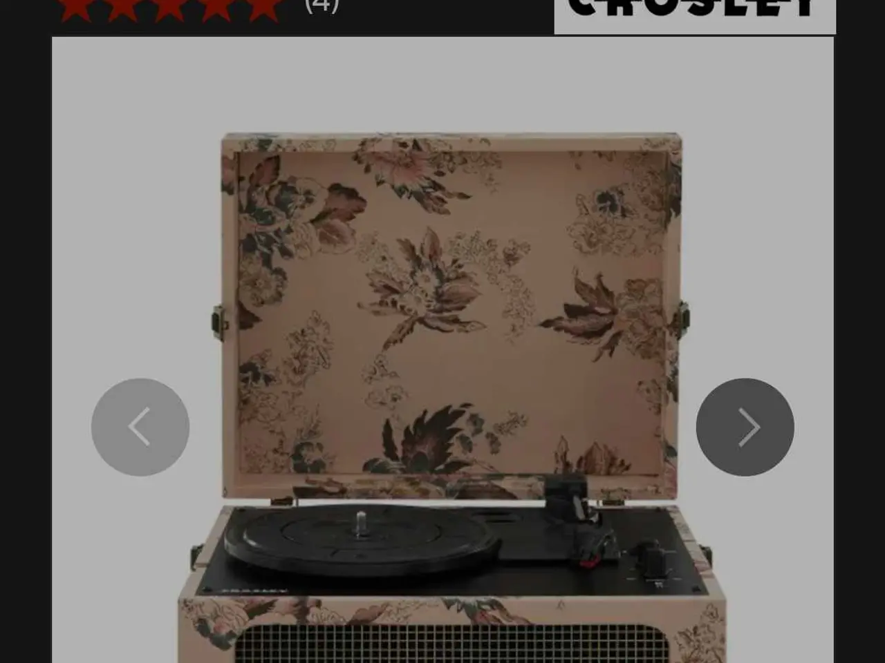 Billede 1 - Retro Crosley Pladespiller kuffert