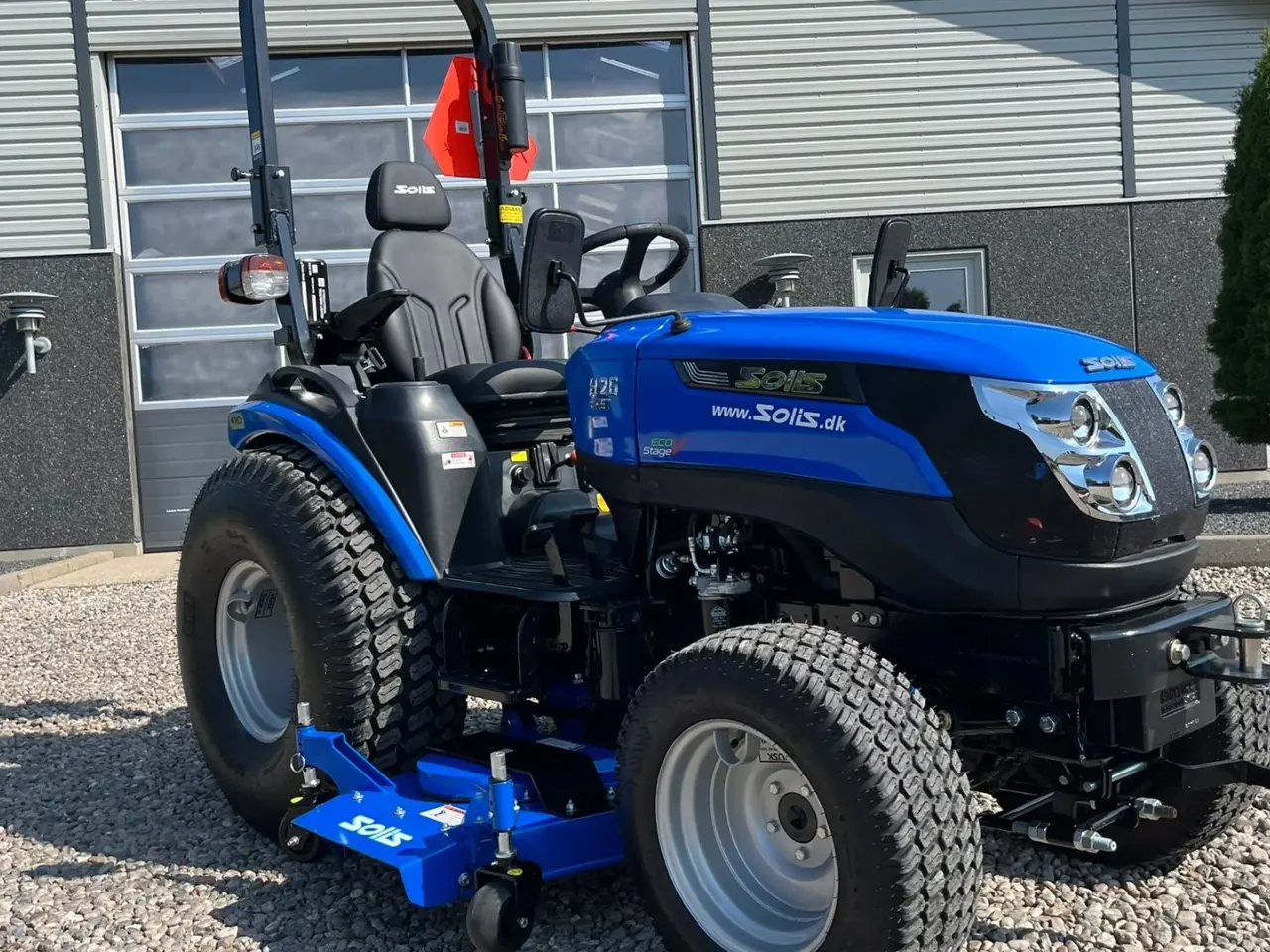 Billede 7 - Solis 26 HST Hydrostat Turf hjul og klipperbord