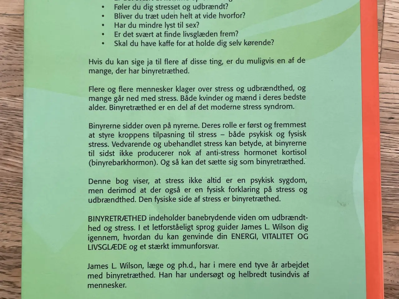 Billede 2 - Binyretræthed, James L. Wilson