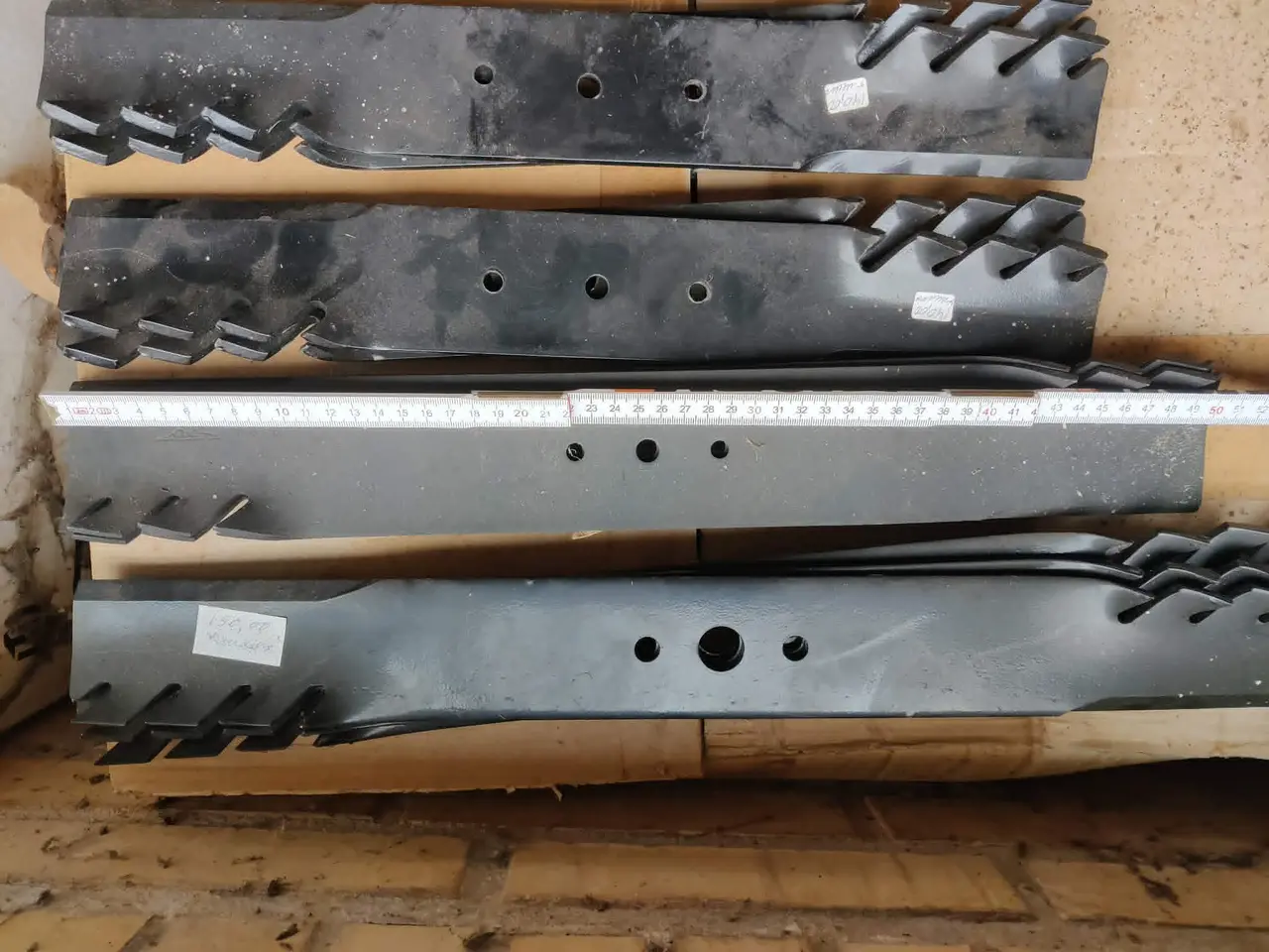 Billede 3 - Bio knive til plæneklipper/traktor