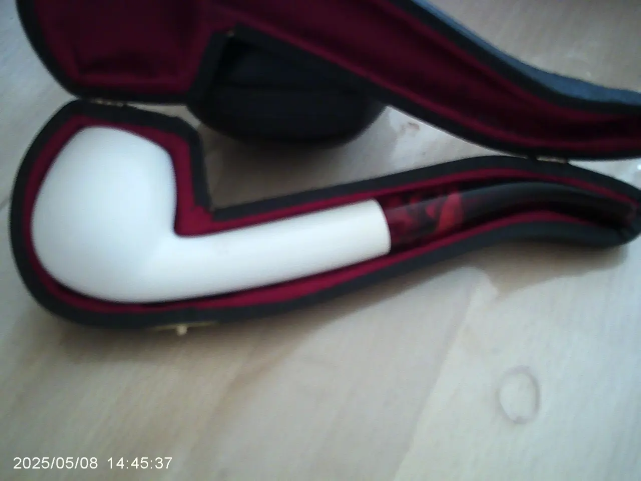 Billede 2 - Merskumspibe med etui, ny