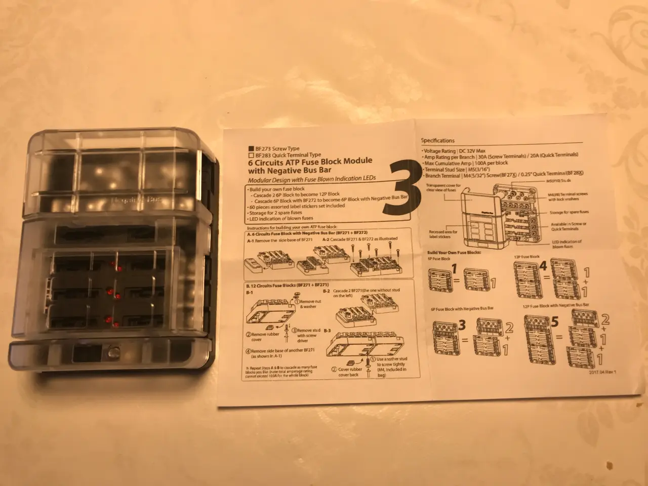 Billede 1 - 6 Circuits ATP Fuse Block Modul