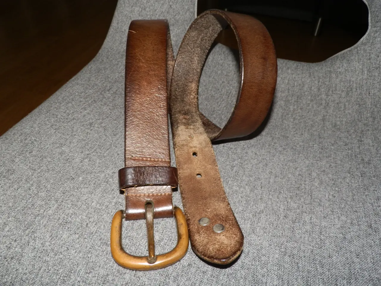 Billede 6 - Levis Vintage bælte i kraftigt kernelæder