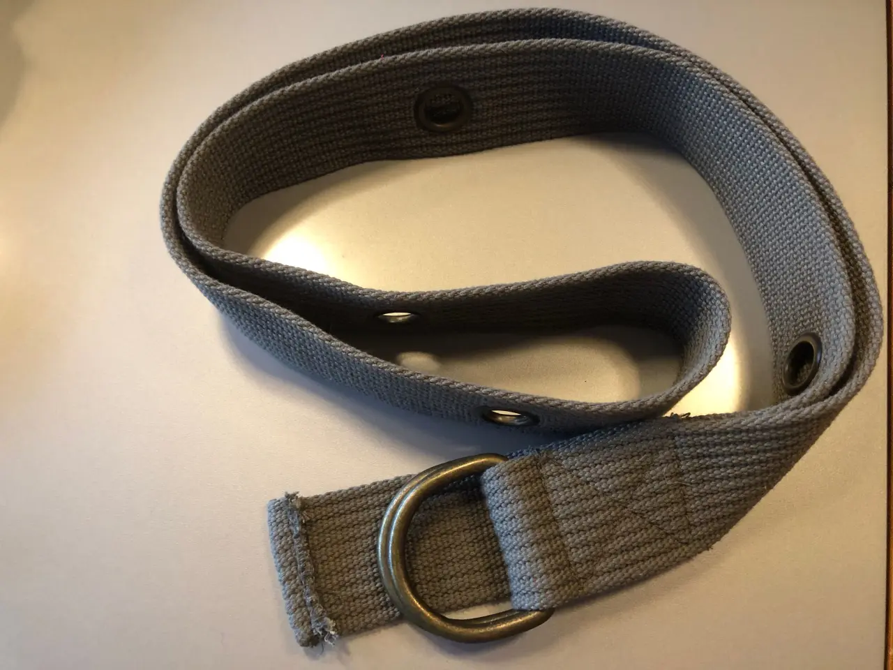 Billede 1 - Bælte i lærred - 130 cm