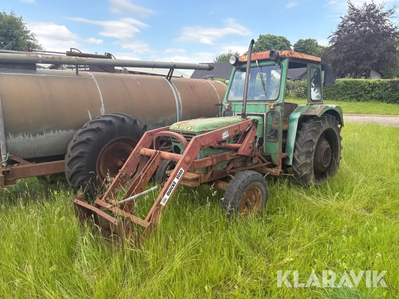 Billede 1 - Veterantraktor Deutz D5006 med frontlæsser