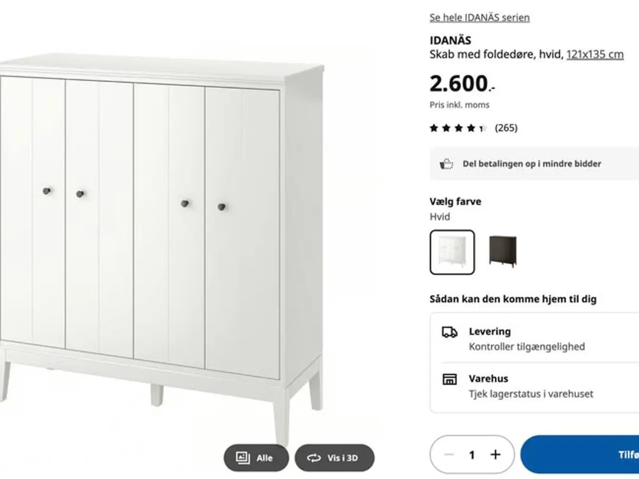 Billede 3 - Skab (IDANÄS fra Ikea)