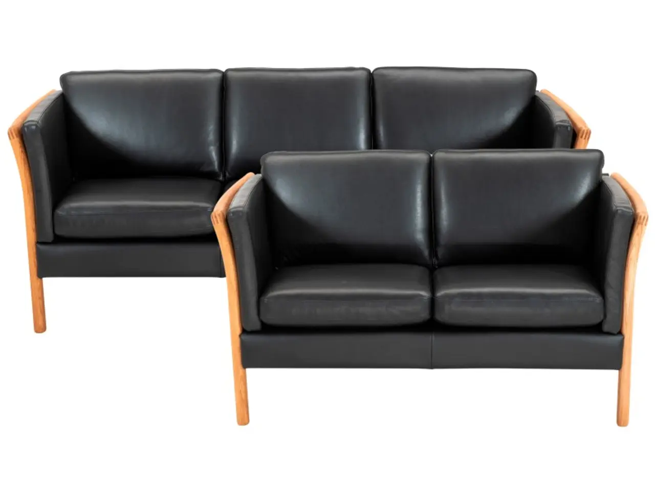 Billede 1 - Hjort Knudsen 3+2 pers sofasæt Classic tremmesofa