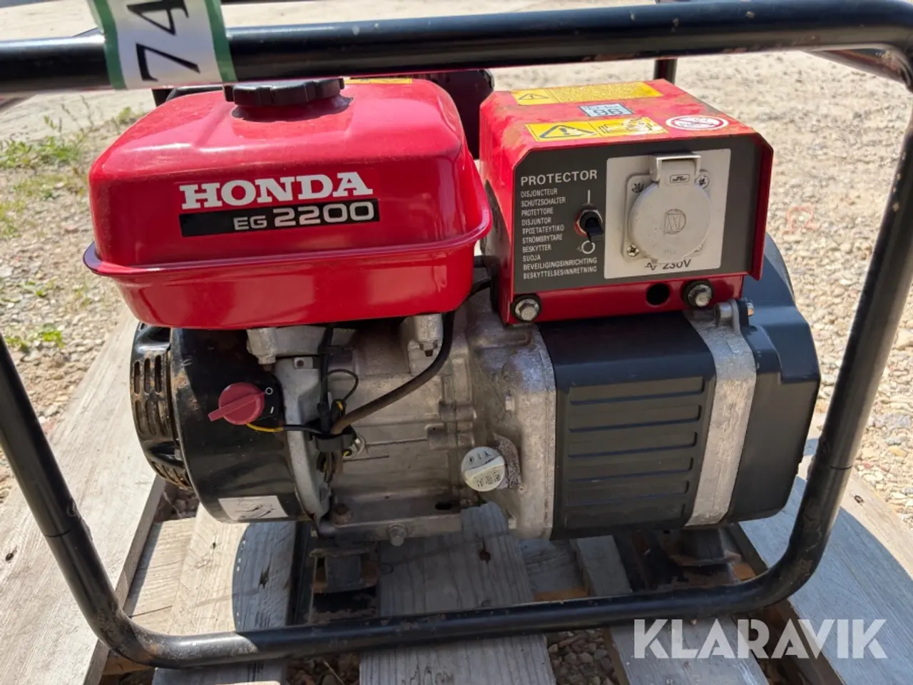 Billede 5 - Generator Honda EG 2200