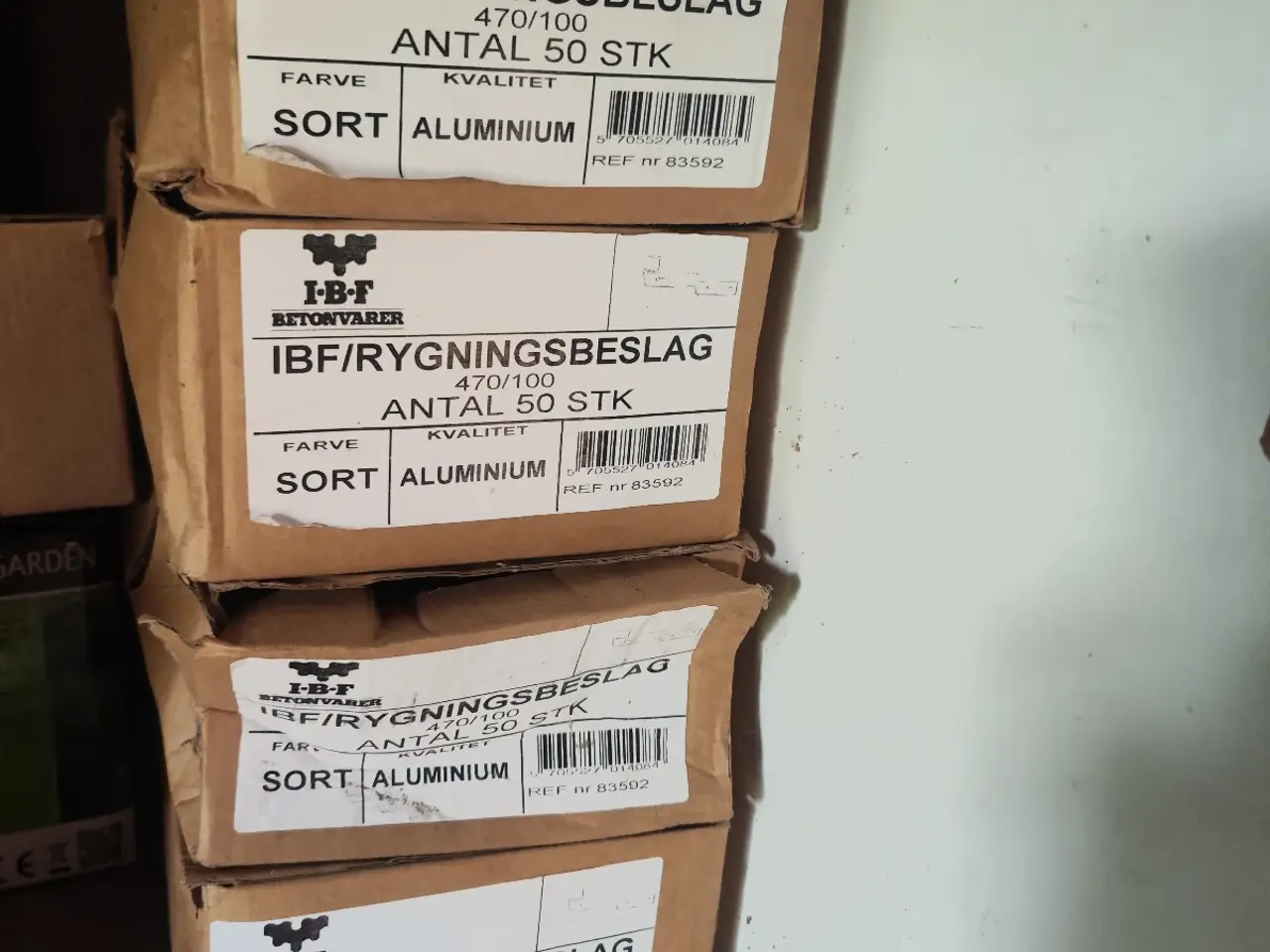 Billede 2 - IBF Rygningsbeslag sort