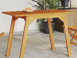Havebord i massivt akacietræ - 110 x 56 x 75 cm
