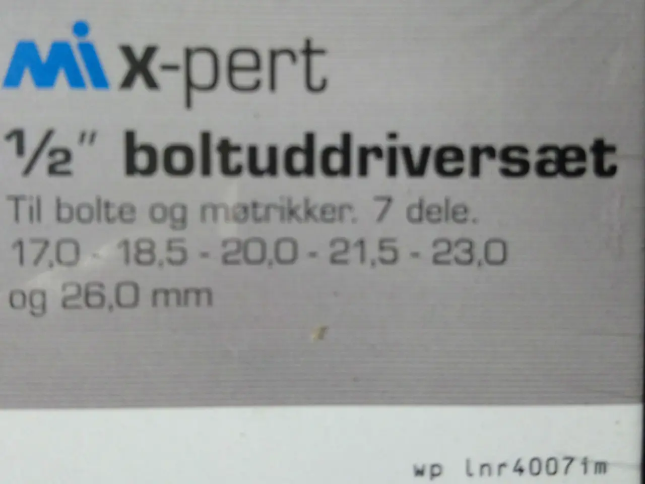 Billede 2 - Boltuddriversæt