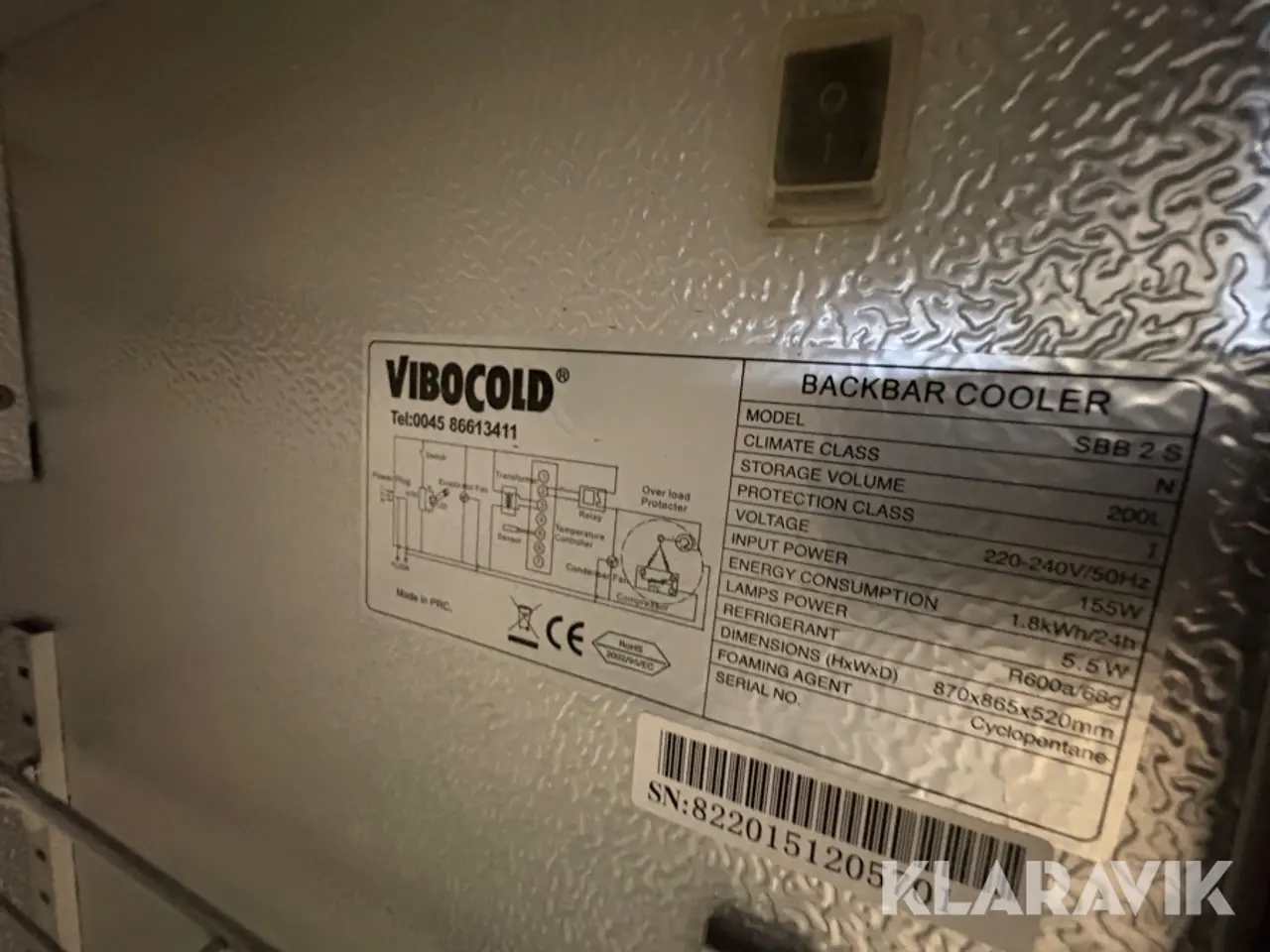 Billede 8 - Displaykøleskab Vibocold SBB 2 S
