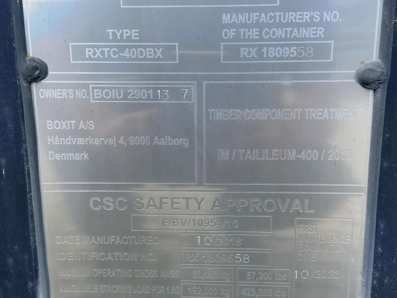 Billede 2 - 40 fods container