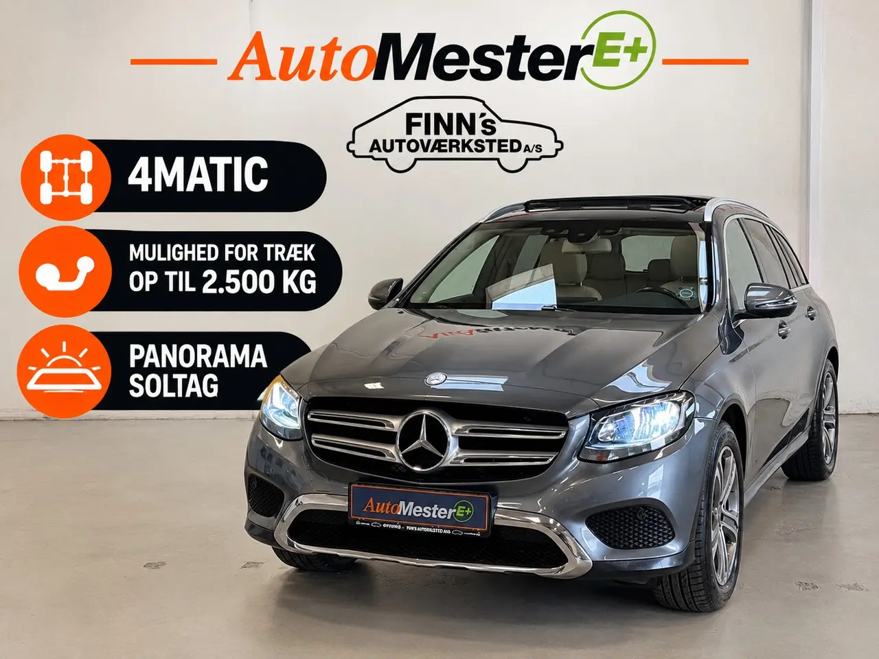 Billede 1 - Mercedes-Benz GLC220 d 2,1 D Progressive 4Matic 9G-Tronic 170HK 5d 9g Aut.
