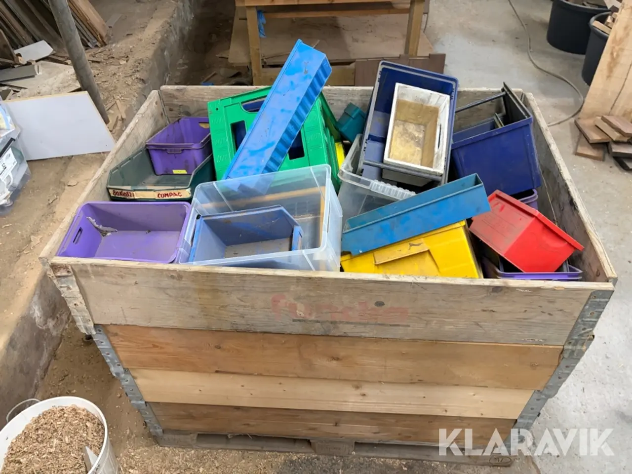 Billede 4 - Lot med plastikkasser - 1 palle