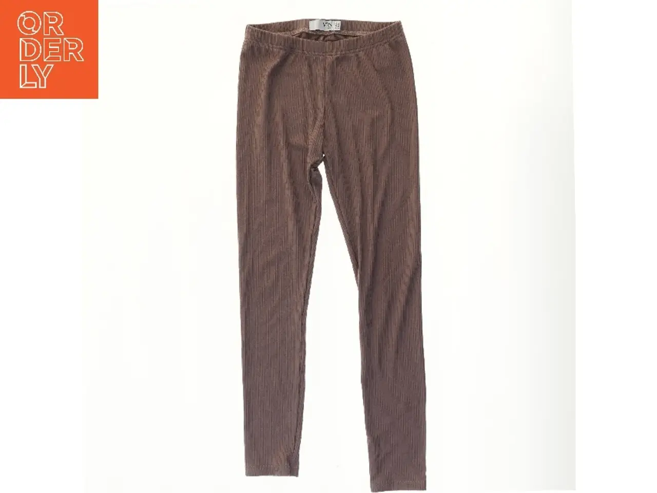 Billede 1 - Brune ribbede leggings fra VRS fra VRS (str. 140)