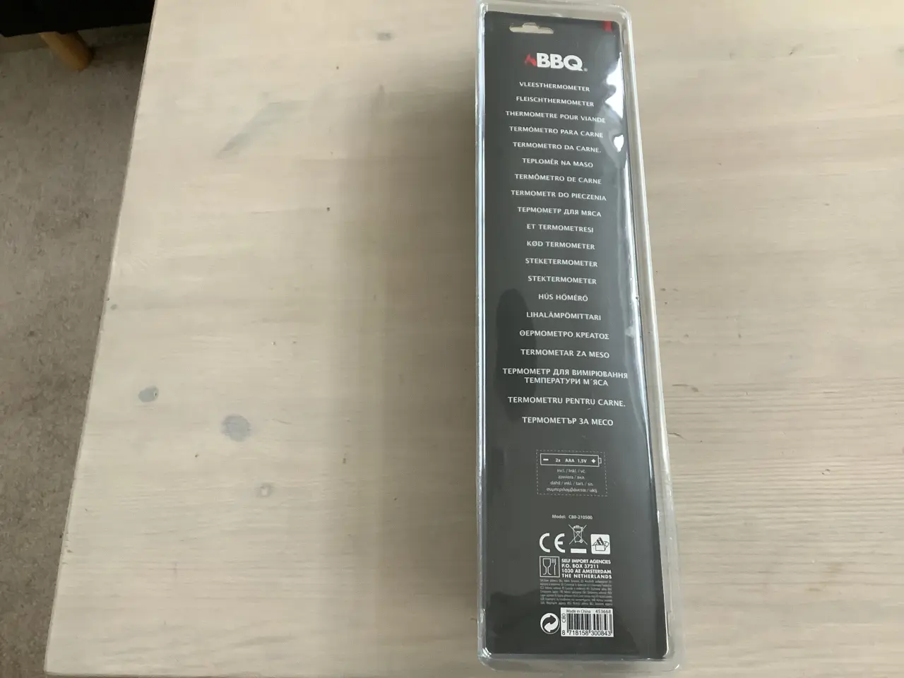 Billede 2 - BBQ digital stegetermometer med grilltang
