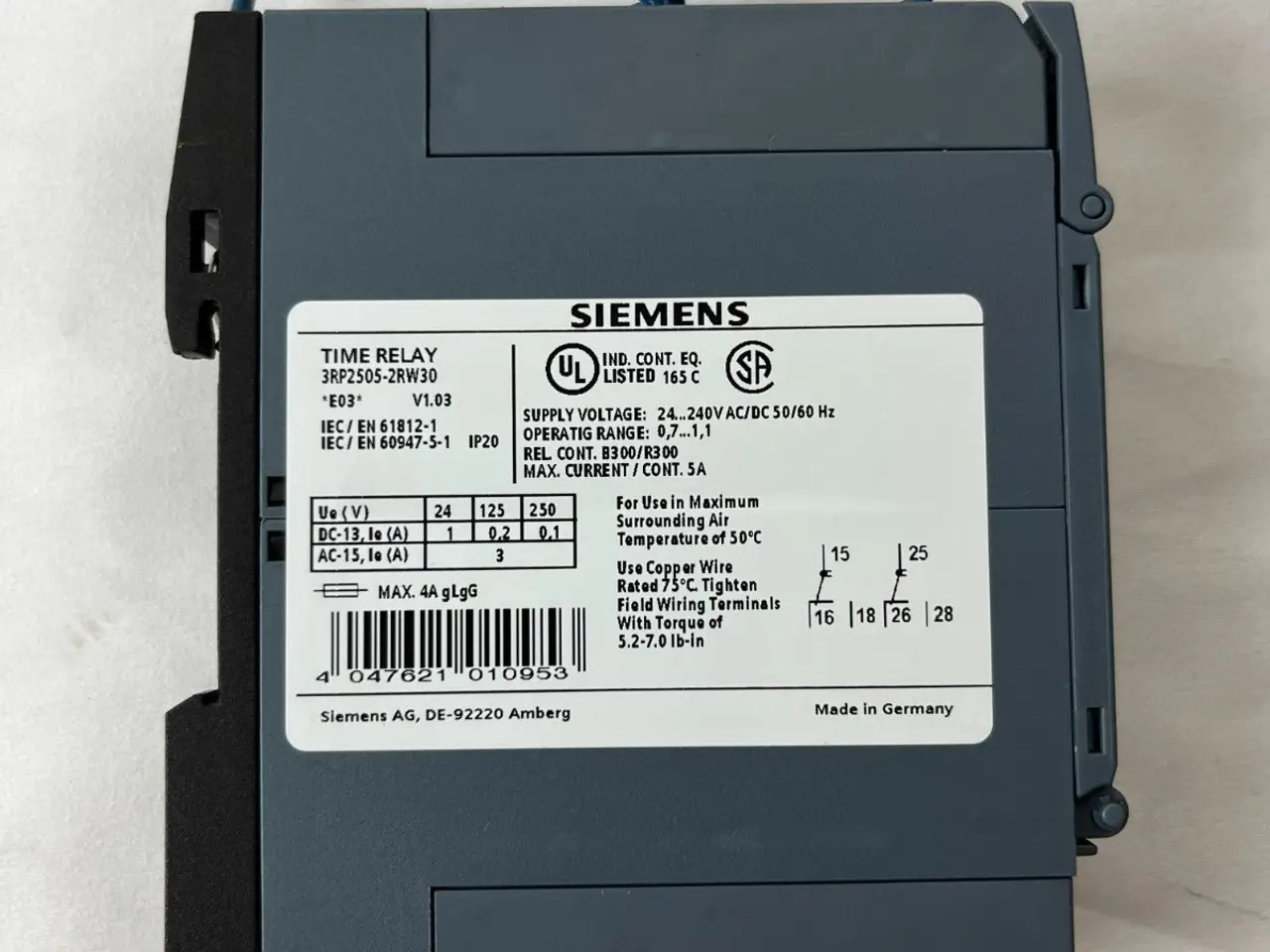 Billede 7 - Siemens SIRIUS 3RP2505-2RW30 Multifunction Time