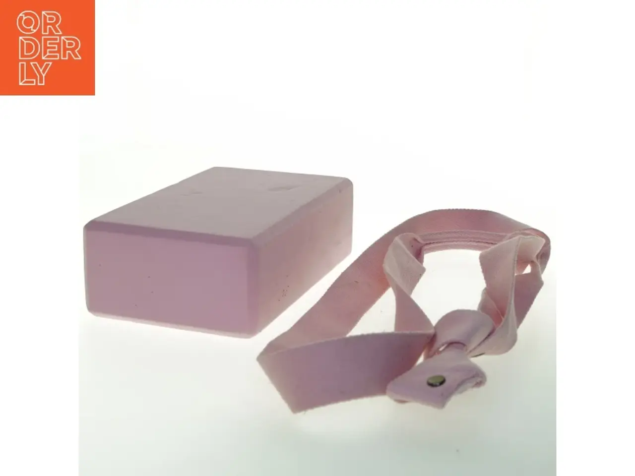 Billede 2 - Yogablok med rem (str. 22x14 cm)