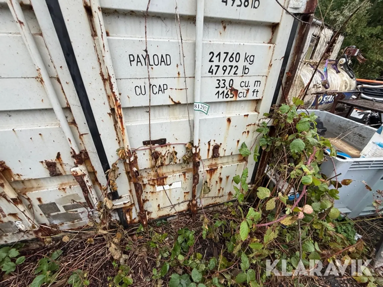 Billede 6 - 20 fods container Pernctp cccp 24000kg - med inventar