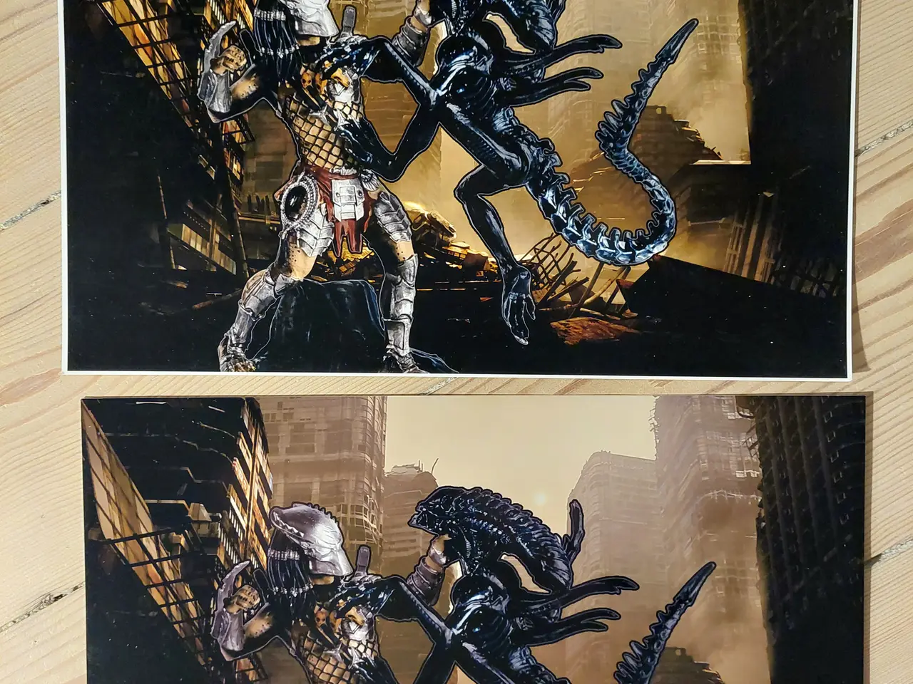 Billede 1 - Ubrugte Alien vs. Predator Plakater – Grafisk AvP