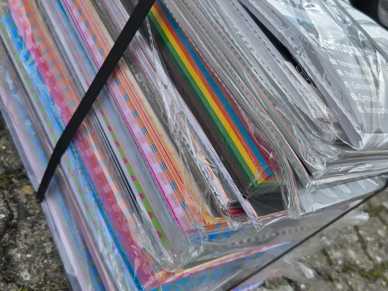 Billede 1 - Hobby- og transparentpapir – stort parti i mange f