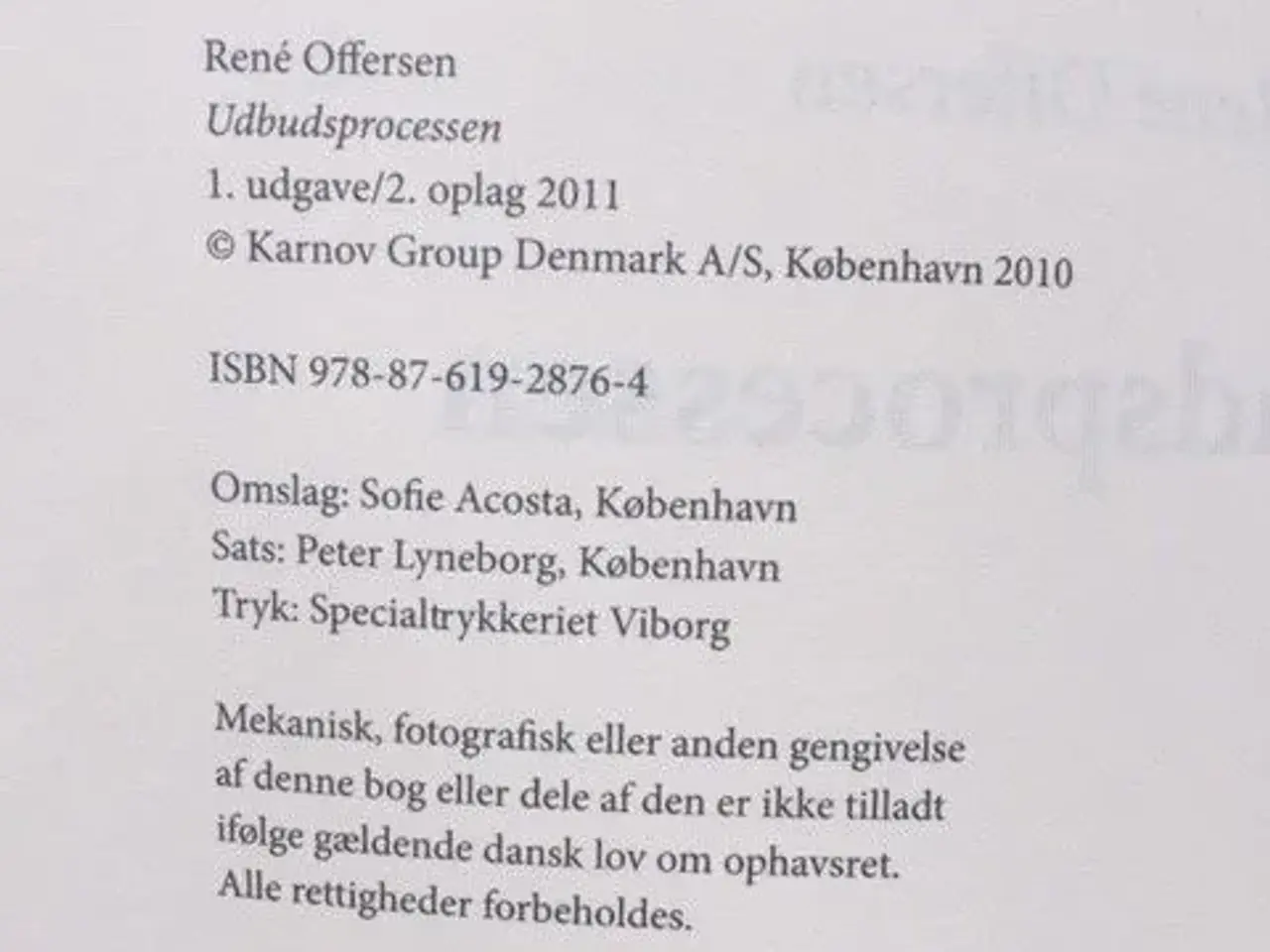 Billede 2 - Udbudsprocessen - René Offersen
